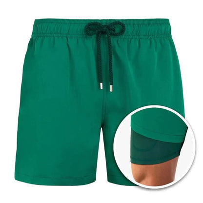 Shorts de bain pour homme avec doublure intégrée
