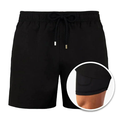Shorts de bain pour homme avec doublure intégrée