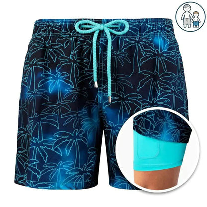 Shorts de bain pour homme avec doublure intégrée