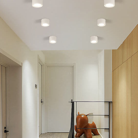 Spot LED de plafond cylindrique | design de spot orientable