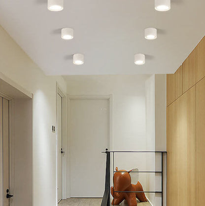 Spot LED de plafond cylindrique | design de spot orientable