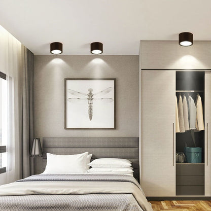 Spot LED de plafond cylindrique | design de spot orientable