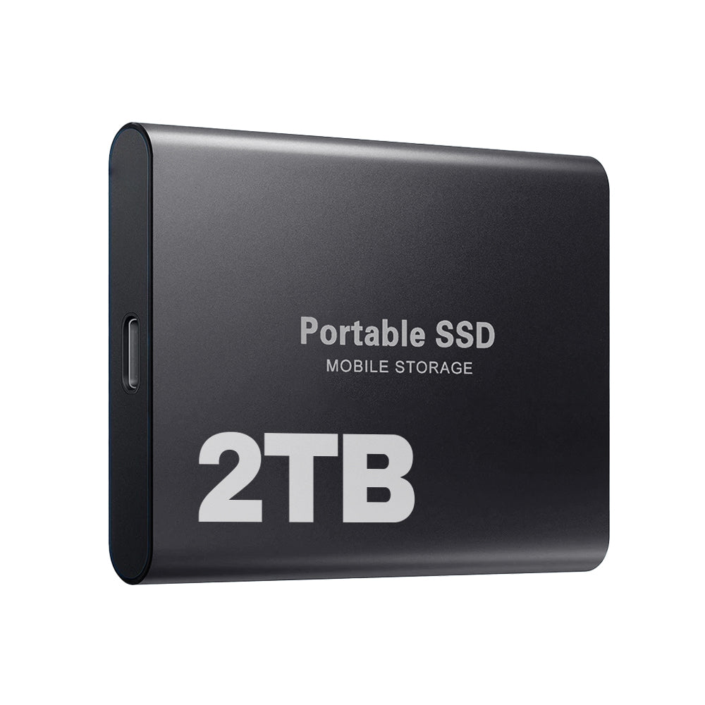 SSD externe 2 To USB-C, stockage rapide, disque portable