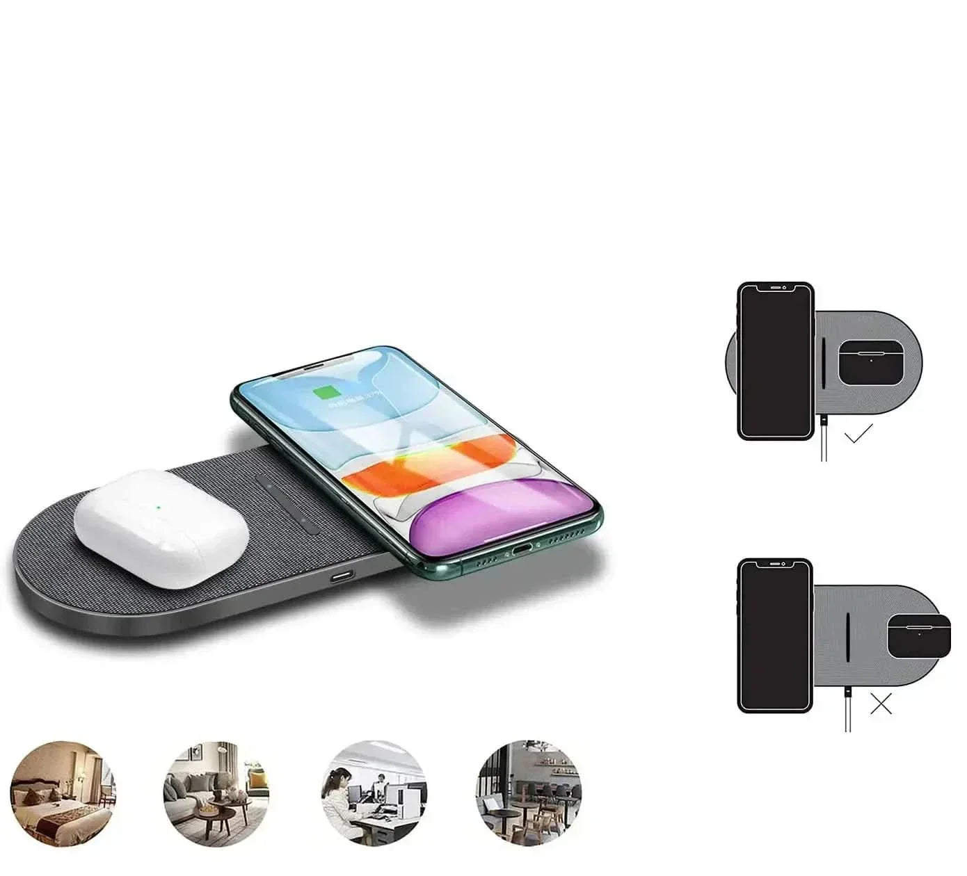 Station de charge sans fil 40 W