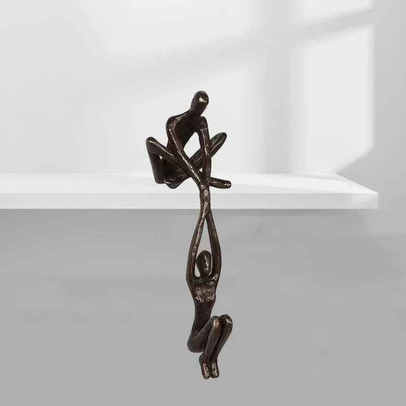 Statuette amour éternel et force