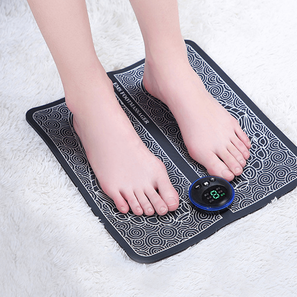 Stimulateur EMS pour les pieds avec acupression et 9 niveaux