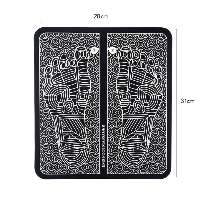 Stimulateur EMS pour les pieds avec acupression et 9 niveaux