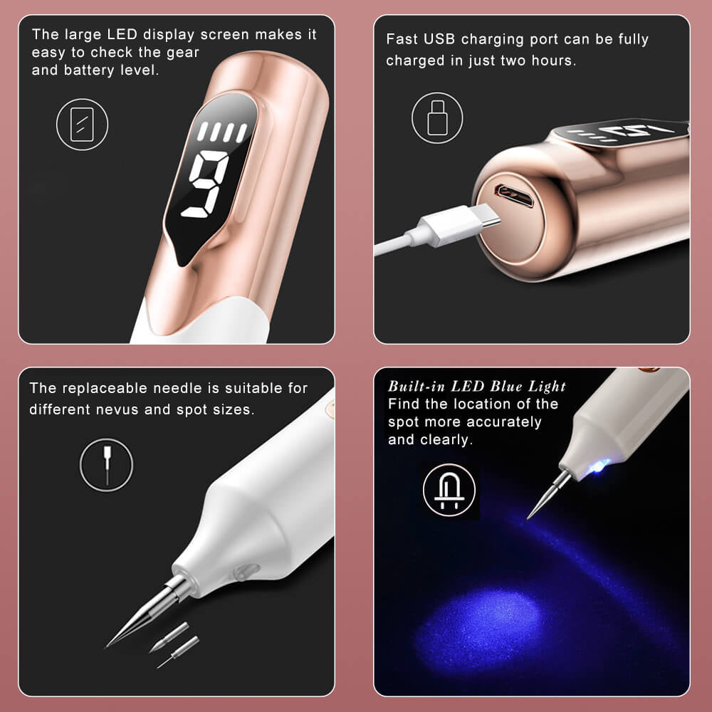 Stylo effaceur dermique de taches pour les irrégularités cutanées