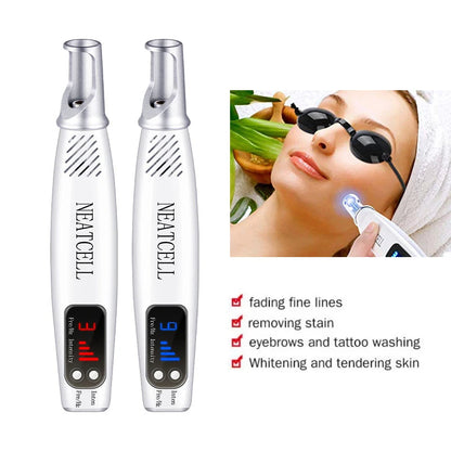 Stylo laser picoseconde effaceur d’imperfections de la peau
