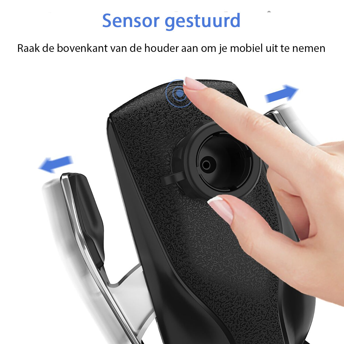 Support de téléphone à serrage automatique | chargeur sans fil