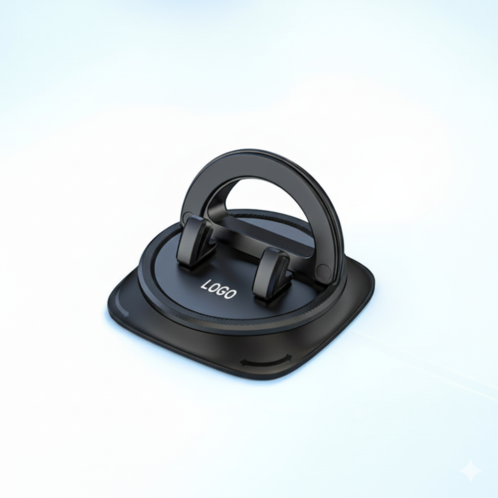 Support de téléphone antidérapant pour tableau de bord avec rotation à 360°