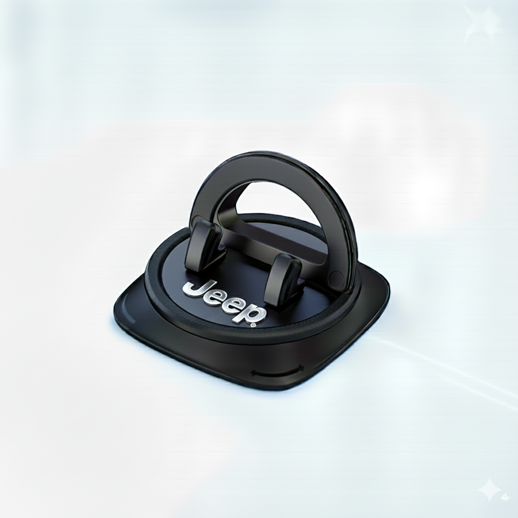 Support de téléphone antidérapant pour tableau de bord avec rotation à 360°