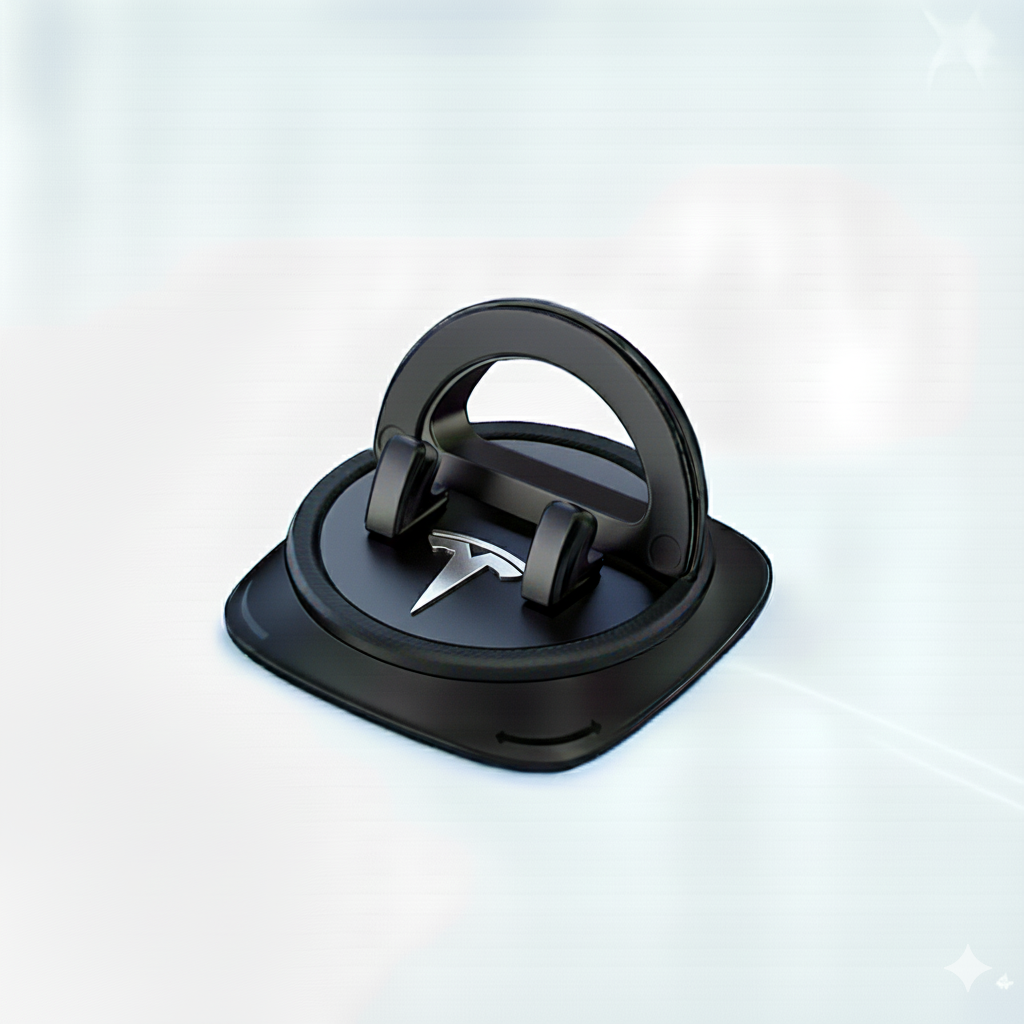 Support de téléphone antidérapant pour tableau de bord avec rotation à 360°