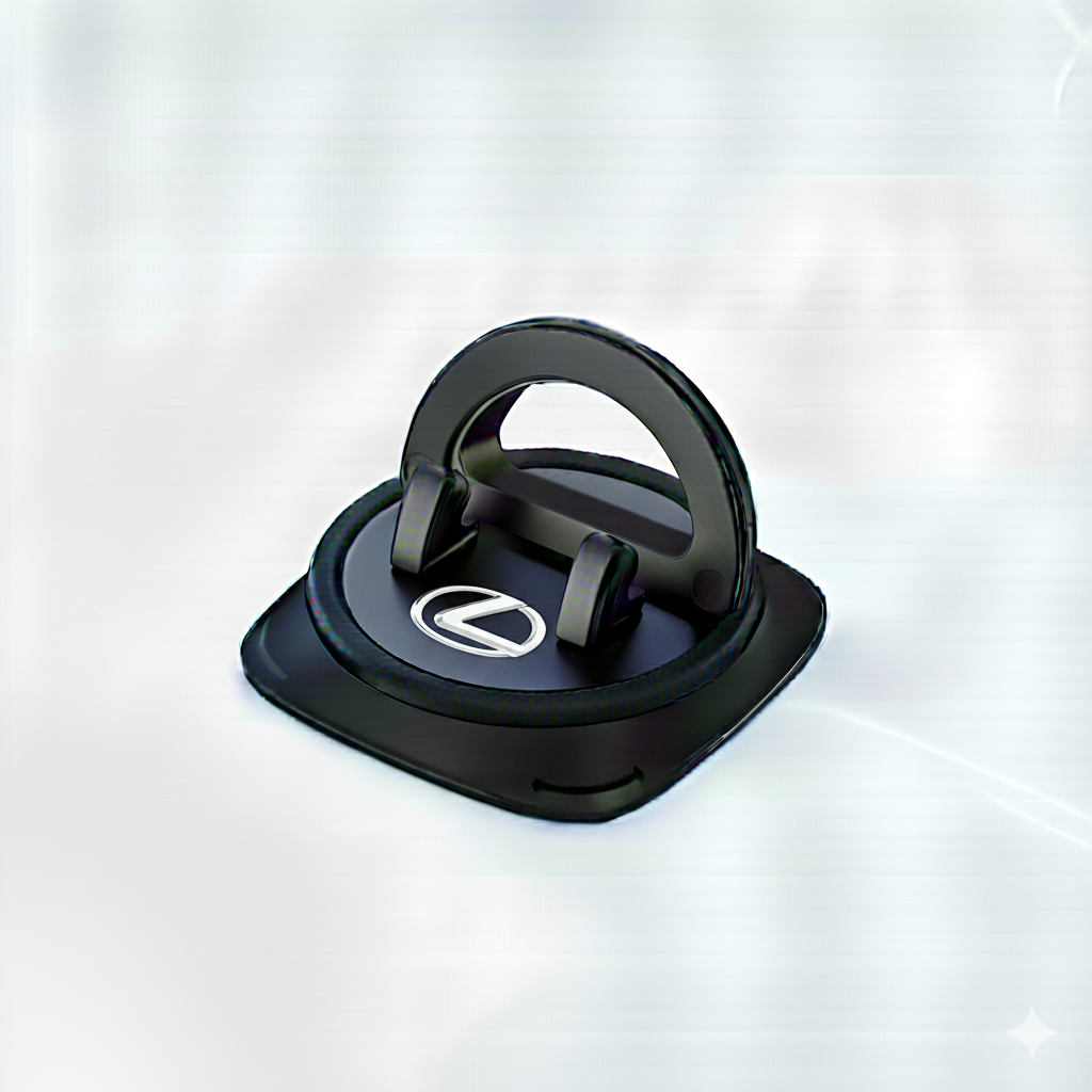 Support de téléphone antidérapant pour tableau de bord avec rotation à 360°