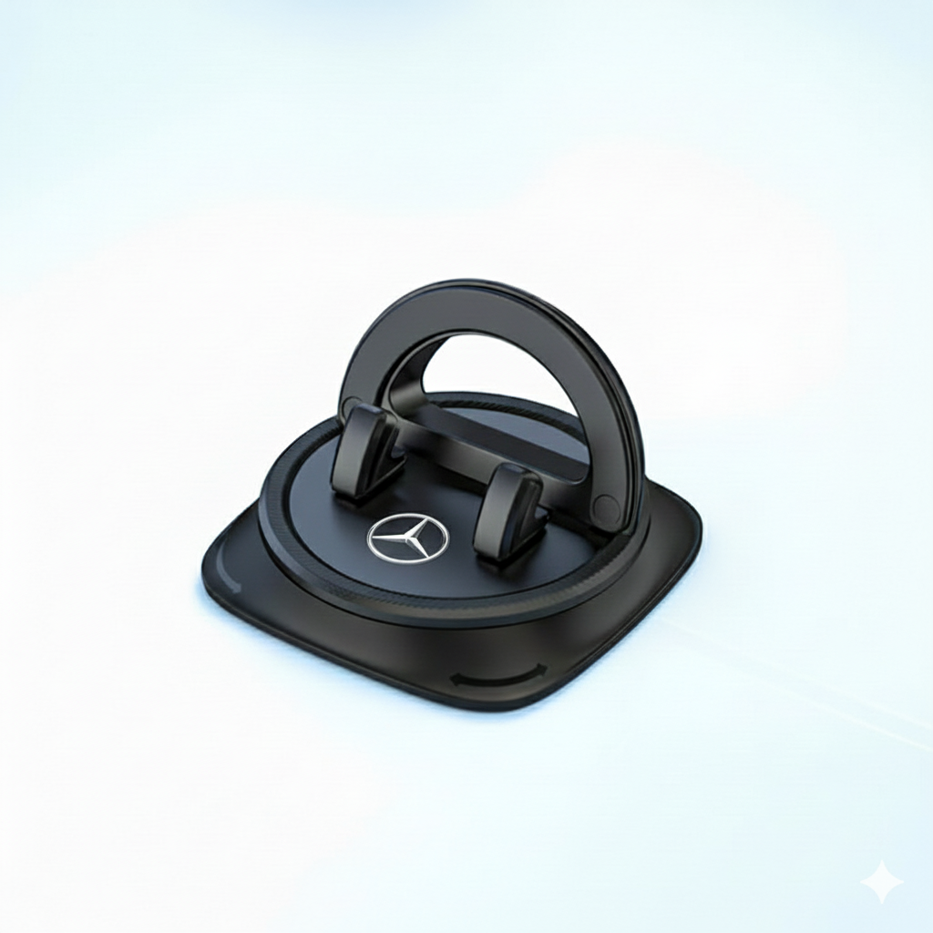Support de téléphone antidérapant pour tableau de bord avec rotation à 360°