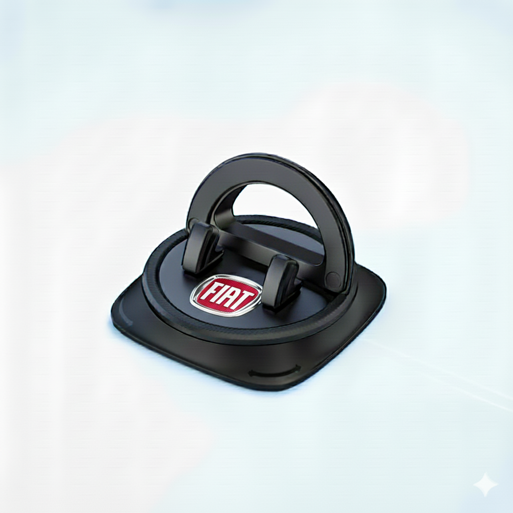Support de téléphone antidérapant pour tableau de bord avec rotation à 360°