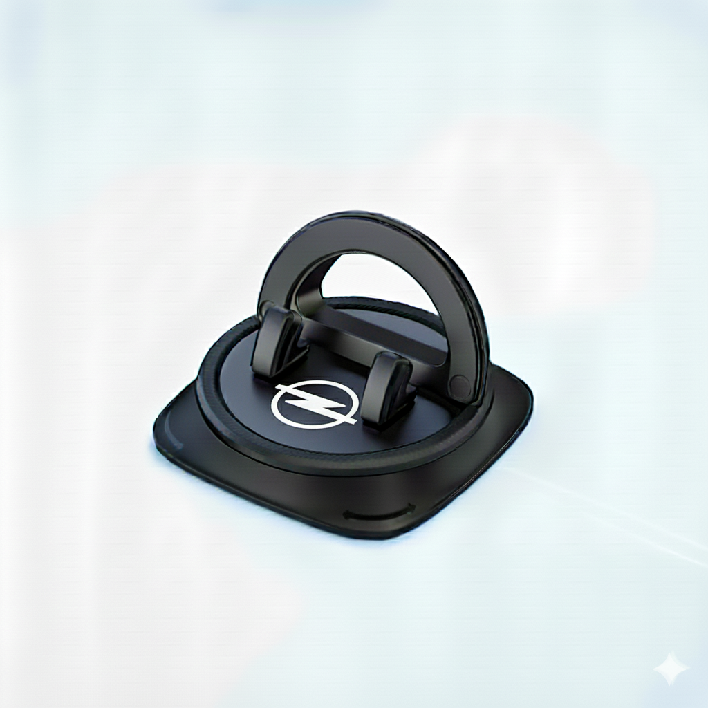 Support de téléphone antidérapant pour tableau de bord avec rotation à 360°