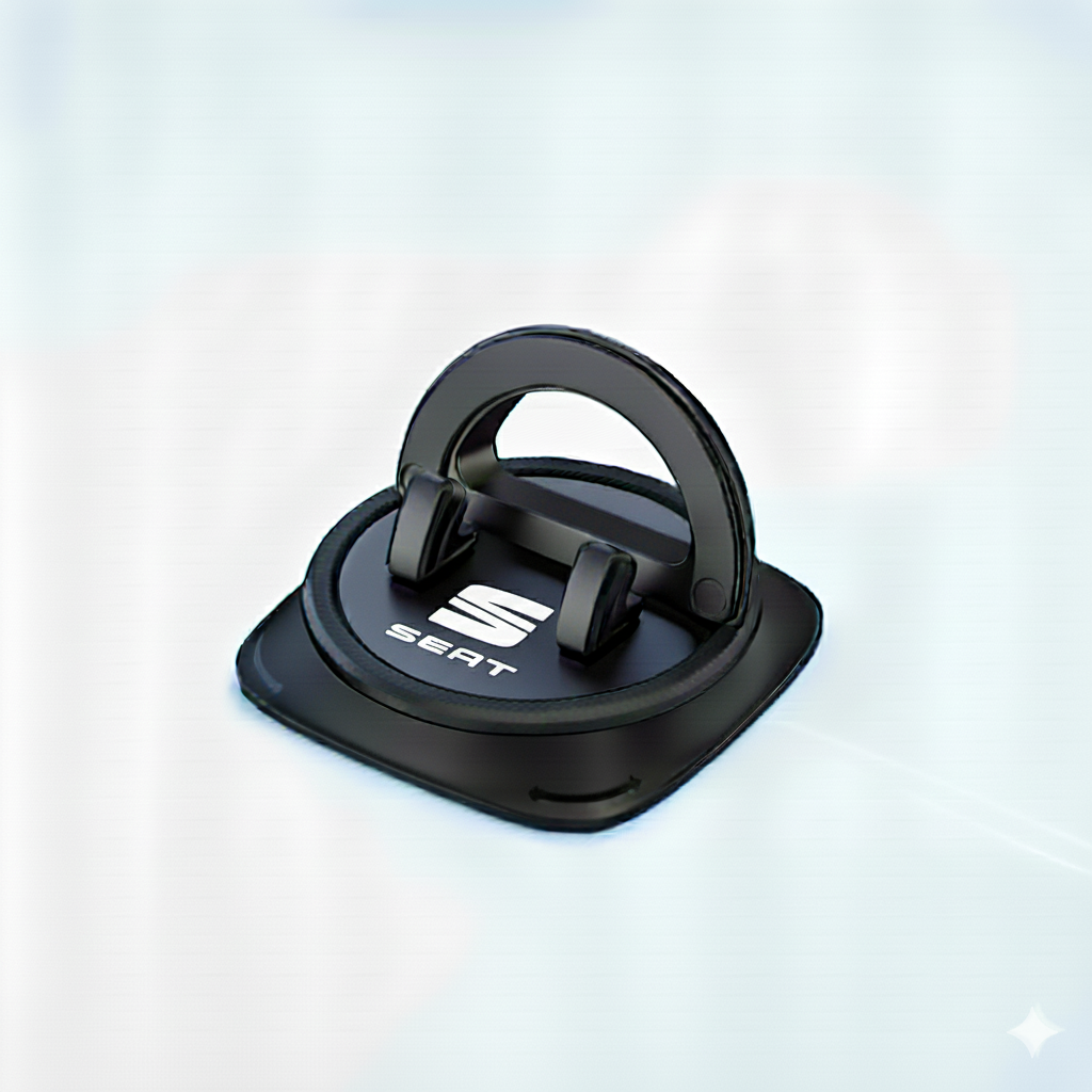 Support de téléphone antidérapant pour tableau de bord avec rotation à 360°