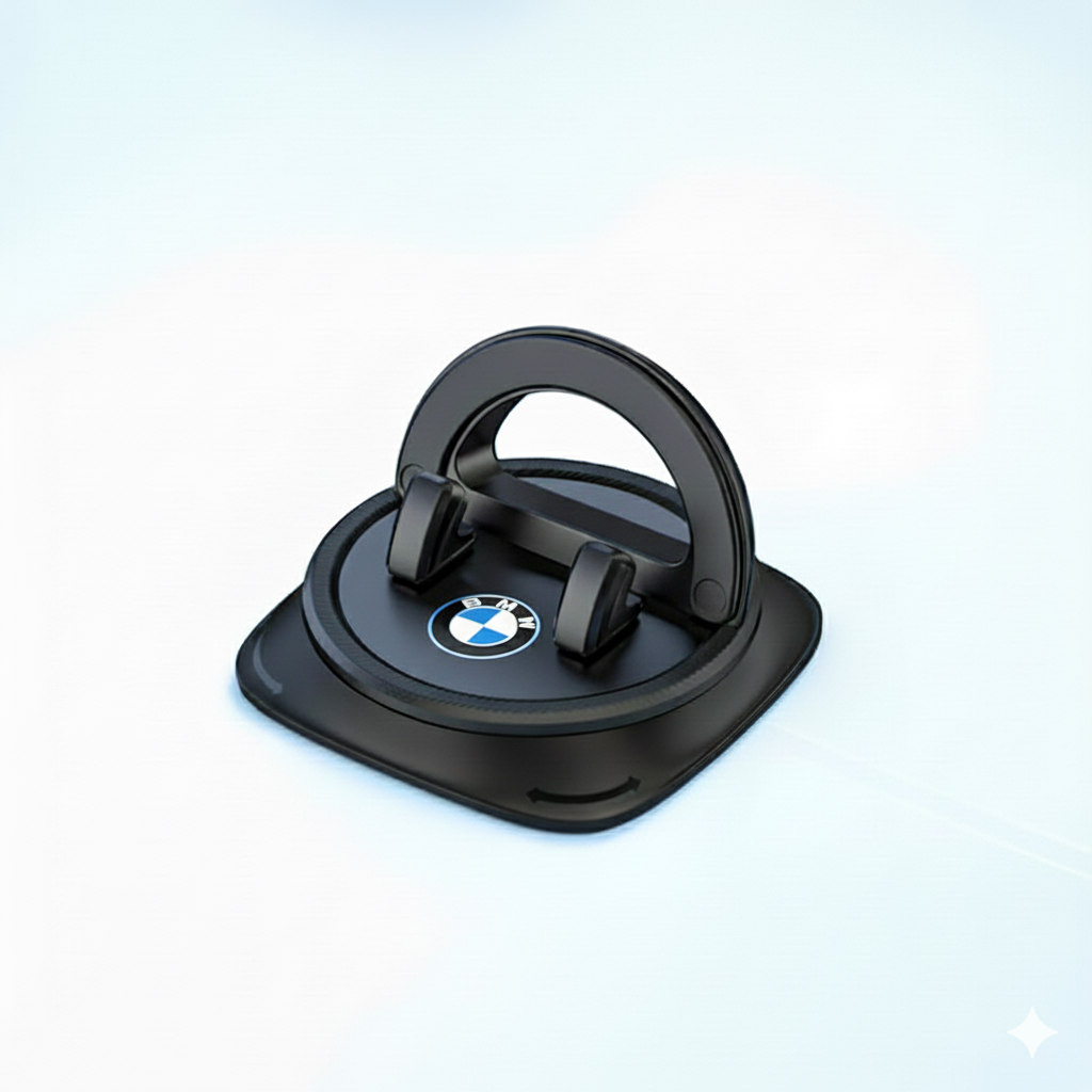 Support de téléphone antidérapant pour tableau de bord avec rotation à 360°