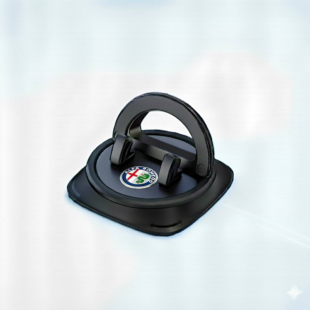 Support de téléphone antidérapant pour tableau de bord avec rotation à 360°