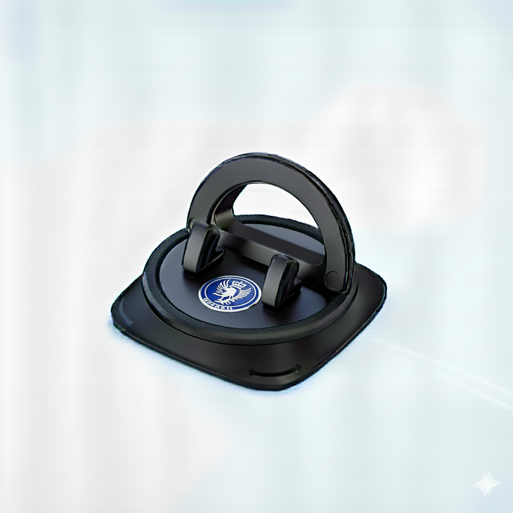 Support de téléphone antidérapant pour tableau de bord avec rotation à 360°