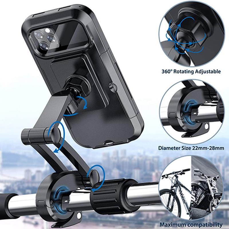Support étanche pour guidon de vélo avec batterie externe 15 W