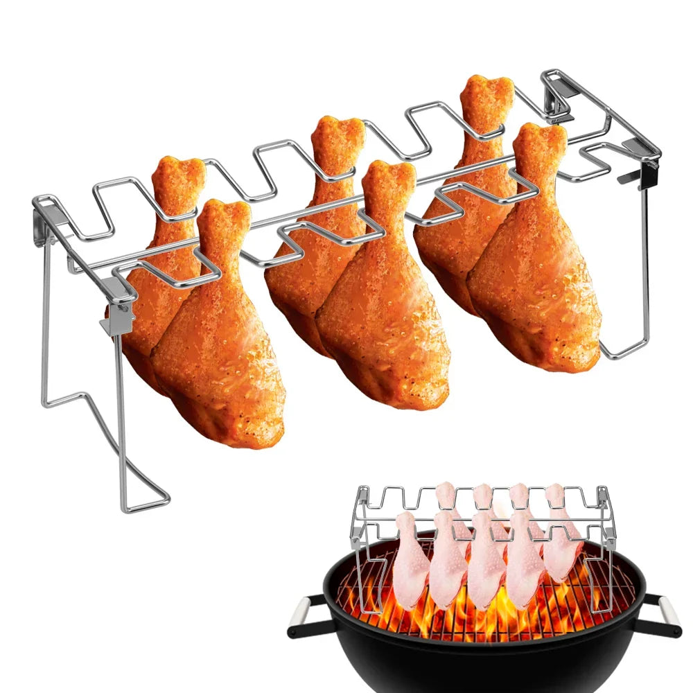 Support pour pilons de poulet – pilons de poulet parfaits pour barbecue