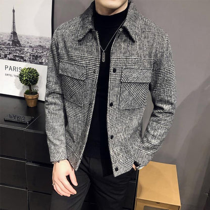 Surchemise à carreaux pour homme