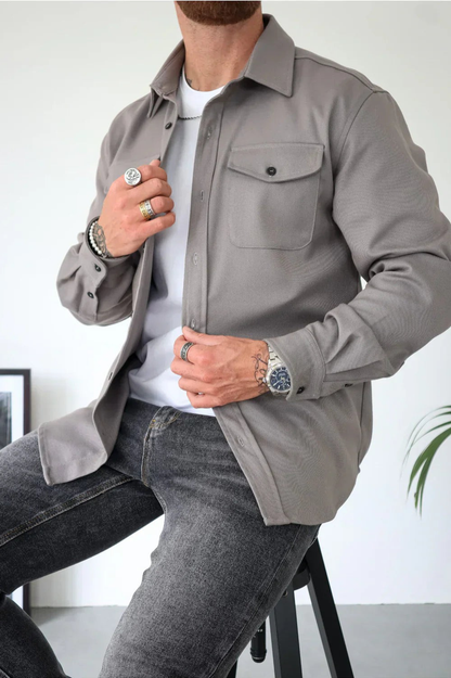 Surchemise boutonnée pour homme
