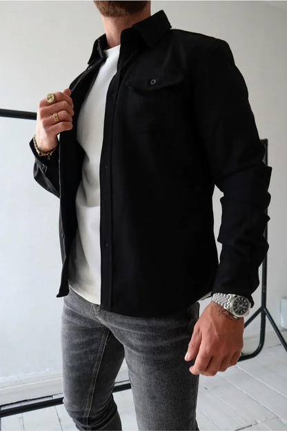 Surchemise boutonnée pour homme