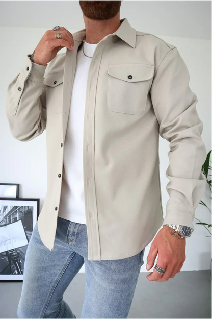 Surchemise boutonnée pour homme