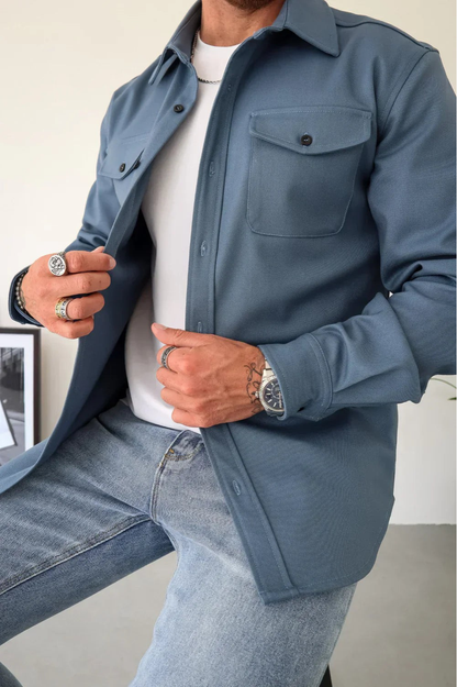 Surchemise boutonnée pour homme