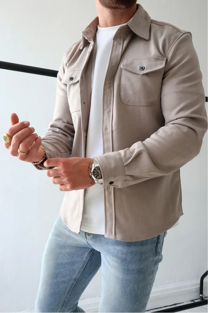 Surchemise boutonnée pour homme