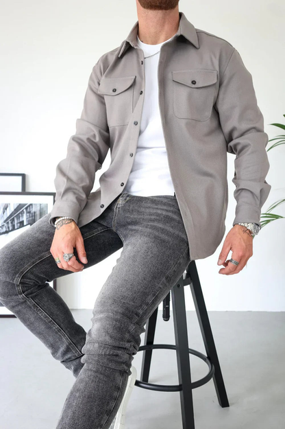 Surchemise boutonnée pour homme