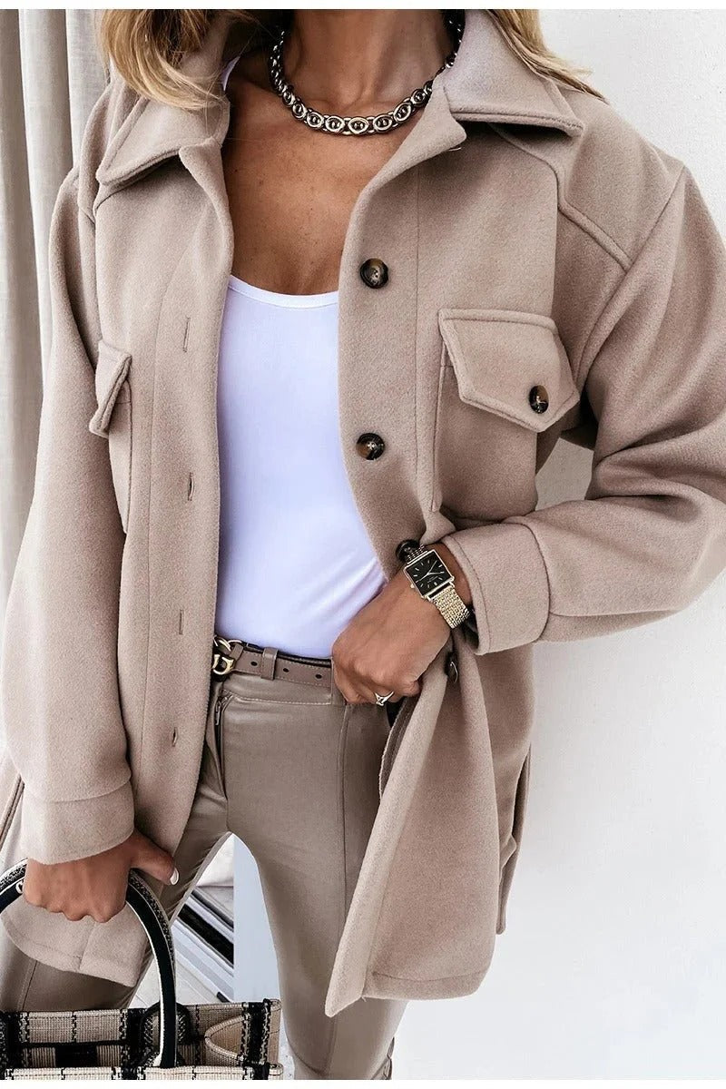 Surchemise femme boutonnée