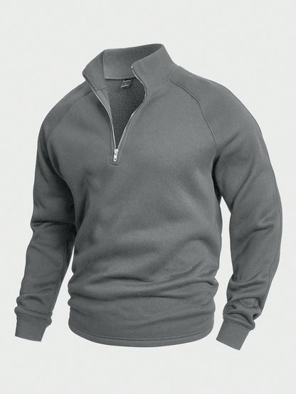 Sweat 1/4 zip pour homme
