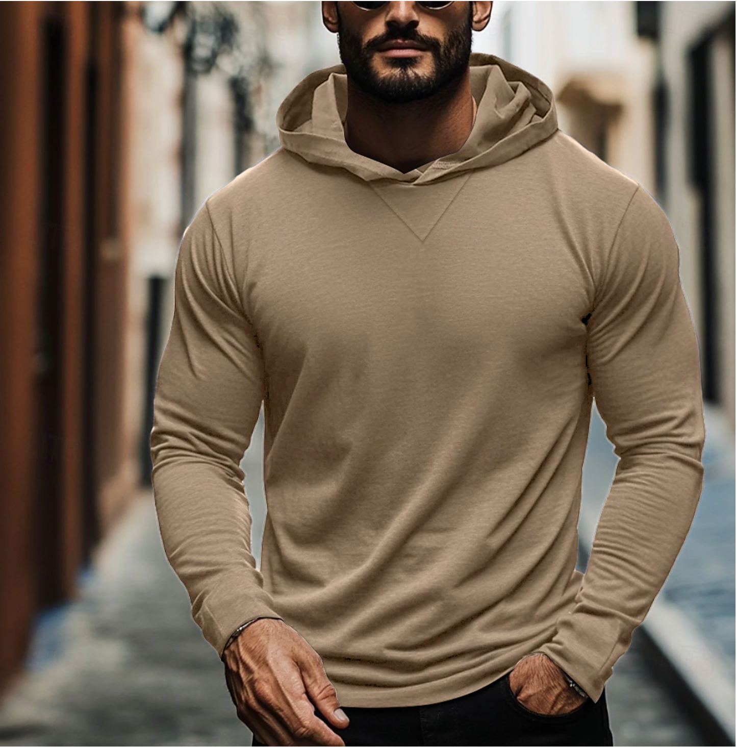 Sweat à capuche à enfiler pour homme