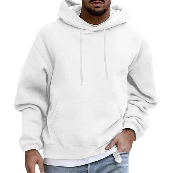 Sweat à capuche à enfiler pour homme avec poche kangourou