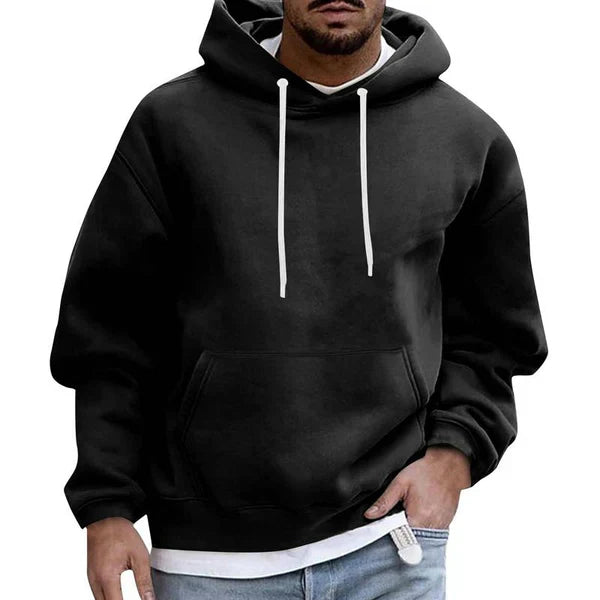 Sweat à capuche à enfiler pour homme avec poche kangourou