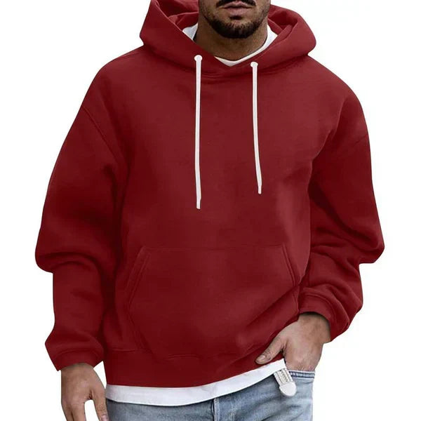 Sweat à capuche à enfiler pour homme avec poche kangourou