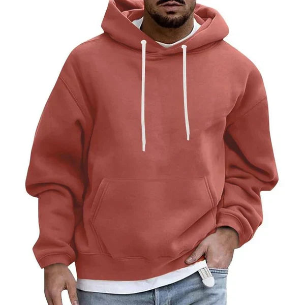 Sweat à capuche à enfiler pour homme avec poche kangourou