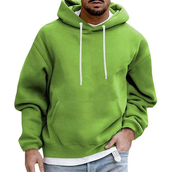 Sweat à capuche à enfiler pour homme avec poche kangourou