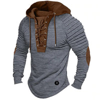 Sweat à capuche à lacets pour homme