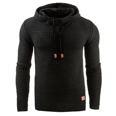 Sweat à capuche d’hiver coupe ajustée pour homme