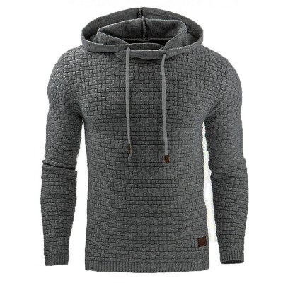 Sweat à capuche d’hiver coupe ajustée pour homme