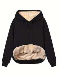 Sweat à capuche doublé en polaire