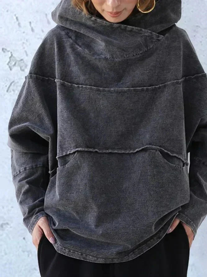 Sweat à capuche oversize pour femme
