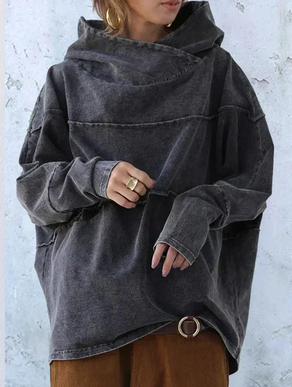 Sweat à capuche oversize pour femme