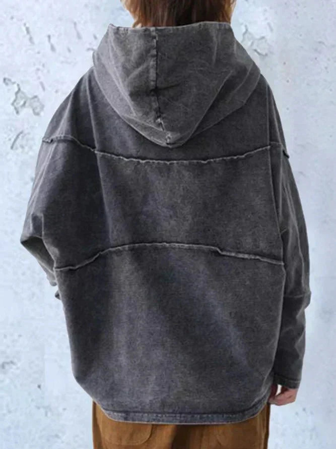 Sweat à capuche oversize pour femme