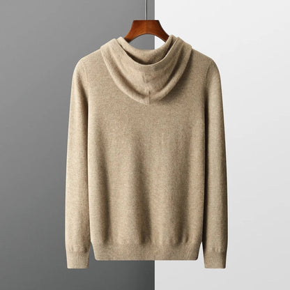 Sweat à capuche pour homme avec cordon de serrage et manches longues